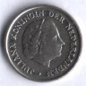 Монета 10 центов. 1971 год, Нидерланды.