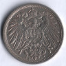 Монета 10 пфеннигов. 1914 год (A), Германская империя.
