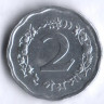 Монета 2 пайса. 1970 год, Пакистан.