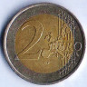 Монета 2 евро. 2000 год, Франция.