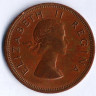 Монета 1 пенни. 1958 год, Южная Африка.