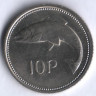 Монета 10 пенсов. 1995 год, Ирландия.