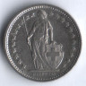 1/2 франка. 1973 год, Швейцария.