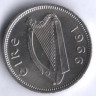 Монета 3 пенса. 1966 год, Ирландия.