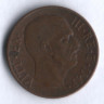 Монета 5 чентезимо. 1939 год, Италия.