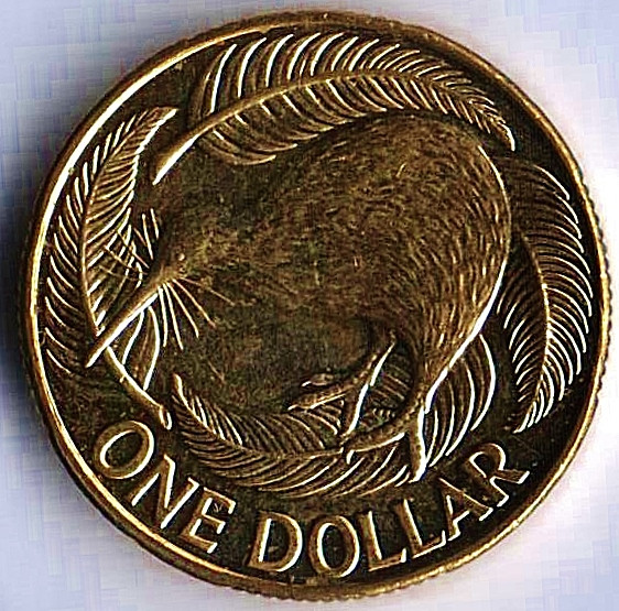 Монета 1 доллар. 2020 год, Новая Зеландия.