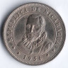 Монета 25 сентаво. 1956 год, Никарагуа.
