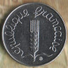 Монета 1 сантим. 1976 год, Франция.