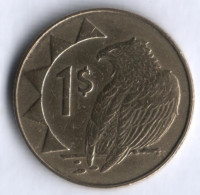 Монета 1 доллар. 2006 год, Намибия.