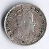 Монета 10 центов. 1907 год, Цейлон.