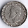 Монета 3 пенса. 1941(m) год, Австралия.