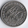 Монета 100 франков. 1966 год, Экваториальные Африканские Штаты.