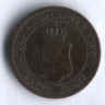 Монета 1 стотинка. 1912 год, Болгария.