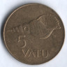 Монета 5 вату. 1983 год, Вануату.
