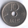 Монета 10 эре. 1946 год, Норвегия.