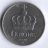 Монета 1 крона. 1979 год, Норвегия.