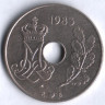 Монета 25 эре. 1983 год, Дания. R;B.