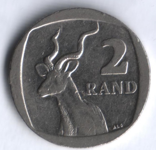 2 ранда. 2004 год, ЮАР. "Afurika Tshipembe-iSewula Afrika".