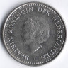 Монета 1 гульден. 1984 год, Нидерландские Антильские острова.