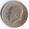 Монета 5 сантимов. 1958 год, Гаити.