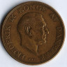 Монета 2 кроны. 1951 год, Дания. N;S.