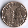 Монета 10 сентаво. 2007 год, Бразилия. Педру I.