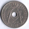 Монета 25 сантимов. 1913 год, Бельгия (Belgique).