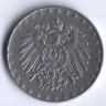 Монета 10 пфеннигов. 1916 год (J), Германская империя.