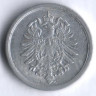 Монета 1 пфенниг. 1917 год (J), Германская империя.