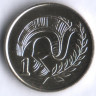 Монета 1 цент. 1998 год, Кипр.