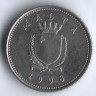 Монета 2 цента. 1998 год, Мальта.