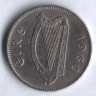 Монета 6 пенсов. 1960 год, Ирландия.