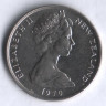 Монета 5 центов. 1970 год, Новая Зеландия.