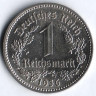 Монета 1 рейхсмарка. 1936 год (A), Третий Рейх.