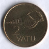 Монета 2 вату. 1990 год, Вануату.