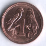 1 цент. 1993 год, ЮАР.