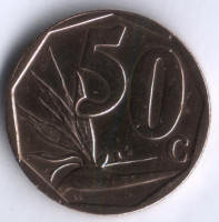 50 центов. 2006 год, ЮАР. (iNingizimu Afrika).