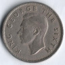 Монета 1 флорин (2 шиллинга). 1951 год, Новая Зеландия.