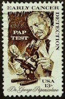 Почтовая марка. "Доктор Папаниколау". 1978 год, США.
