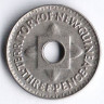 Монета 3 пенса. 1944 год, Новая Гвинея.