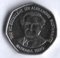 Монета 1 доллар. 1996 год, Ямайка. Александр Бустаманте - национальный герой.