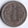 Монета 1 цзяо (10 фыней). 1933(TT 2) год, Маньчжоу-го.