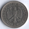 Монета 1 марка. 1990 год (A), ФРГ.