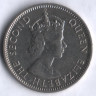 Монета 25 центов. 1991 год, Белиз.