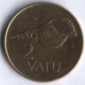 Монета 2 вату. 1999 год, Вануату.