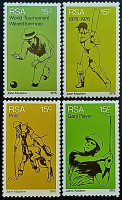 Набор марок (4 шт.). "Спорт". 1976 год, Южная Африка.