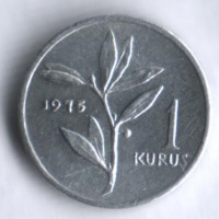 1 куруш. 1975 год, Турция.