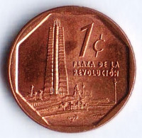 Монета 1 сентаво. 2017 год, Куба. Конвертируемая серия.