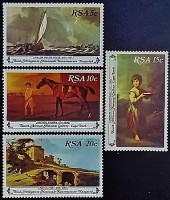 Набор марок (4 шт.). "Национальная галерея Кейптауна". 1980 год, Южная Африка.