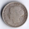 Монета 10 центов. 1906 год, Либерия.